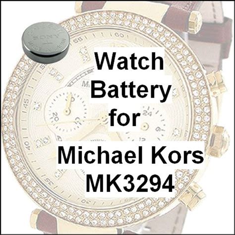 how much is michael kors watch battery|Michael Kors battery replacement size.